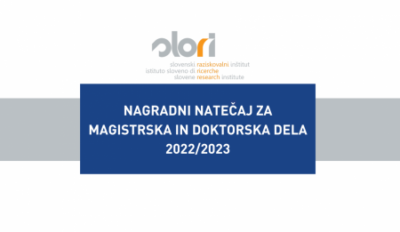 Nagradni natečaj za magistrska in doktorska dela 2022/2023